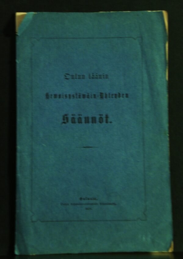 Turun läänin hewoisystäwäin-yhteyden säännöt (1878)