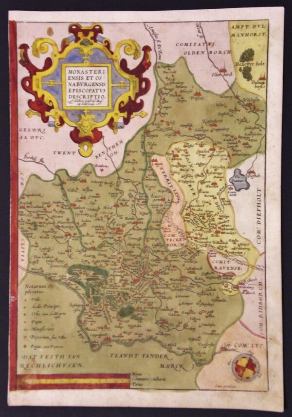 Ortelius, A.: Monasteriensis et Osnaburgensis Episcopatus Descriptio