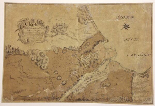 Hilleström, L.: Charta öfver FredericksHals Fästning jemte den Ataque som hans Kongl. Maijtt. Carl den XII hölt anno 1718 den 20nde November