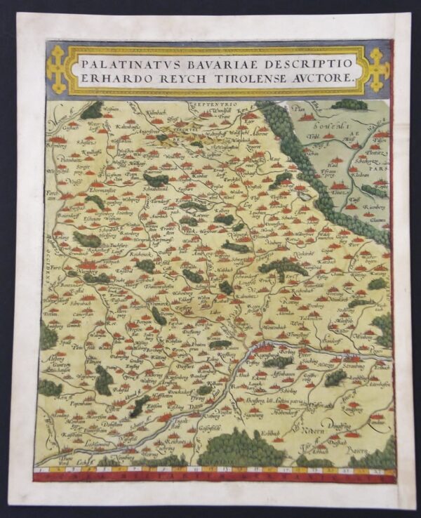 Ortelius, A.: Palatinus Bavariae descriptio Erhardo Reych Tirolense auctore