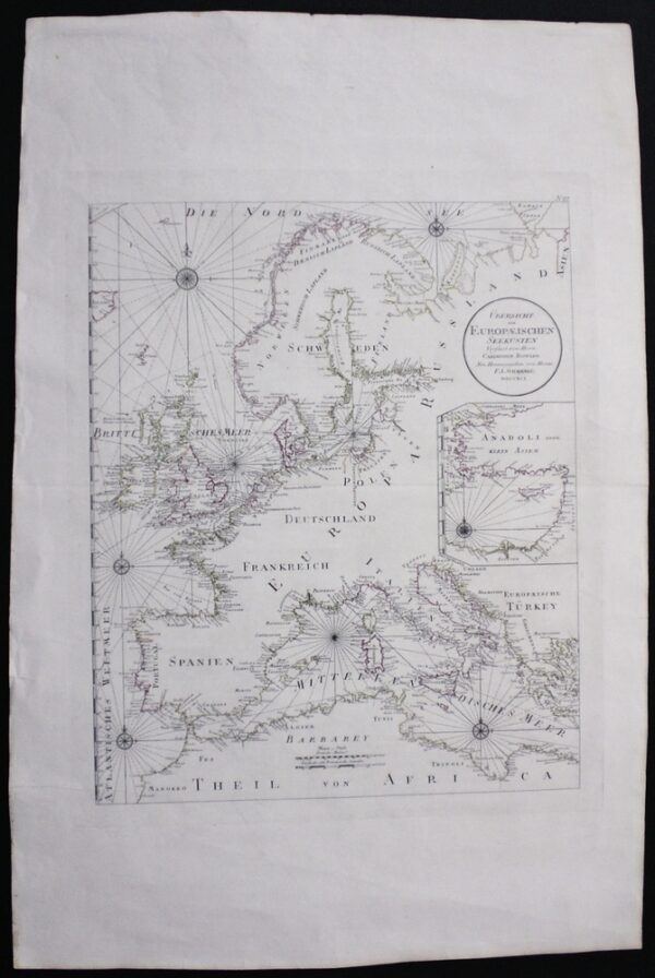 Bowles, Carington - Schraembl, F.A.: Ubersicht Europaeischen Seekusten