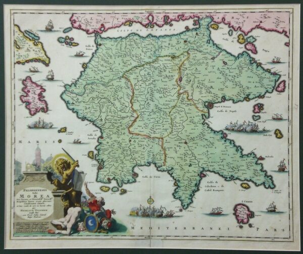 Visscher, Nicolaus: Peleponnesus hodie Morea