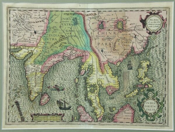 MERCATOR - HONDIUS India Orientalis (1610)