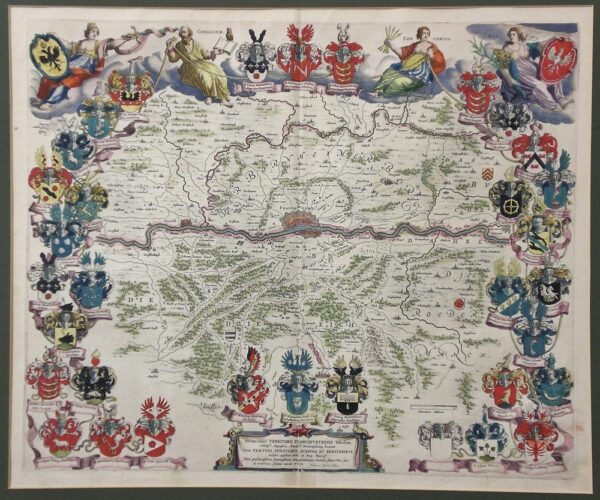 Blaeu, W.J.: Novam Hanc Territorii Francofurtensis Tabulum Nobilissis Magnificis