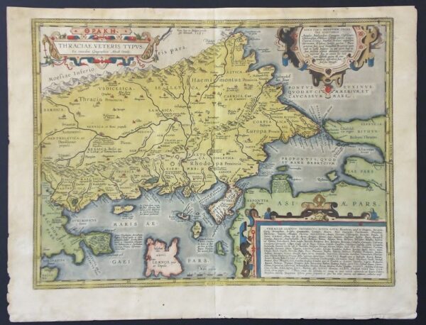 Ortelius, A.: Thraciae Veteris Typus