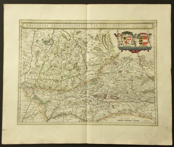 Blaeu, W.J.: Salzburg Archiepis Copatus et Carinthia Ducatus