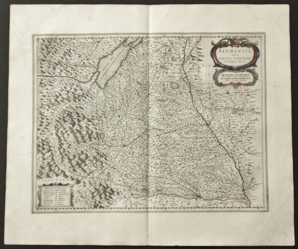 Blaeu, W.J.: Alemannia sive Suevia Superior