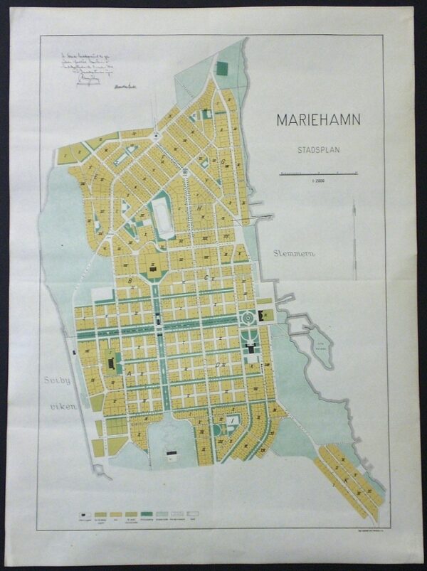 Mariehamn stadsplan (1920)