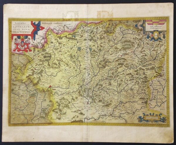 Ortelius, A.: Lorraine. Lotharingiae Nova Descriptio