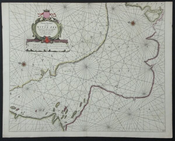 Nieuwe Pas Caert van de Witte Zee (1664)