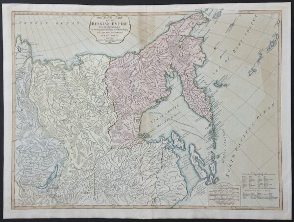 Laurie & Whittle, publ.: The Asiatic part of the Russian Empire