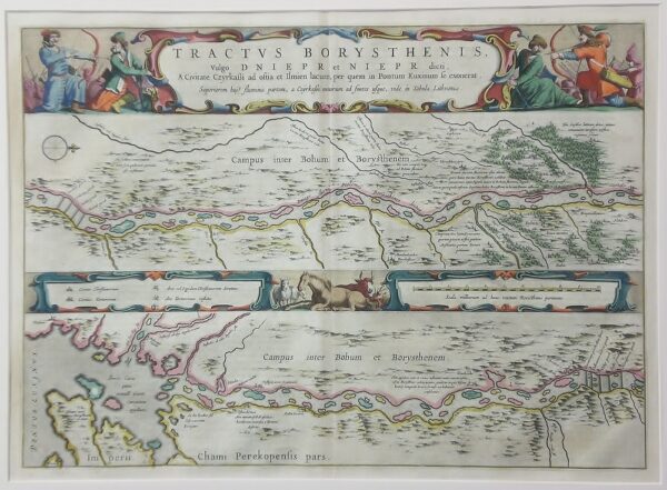 Blaeu, J.: Tractus Borysthenis, Vulgo Dniepr et Niepr