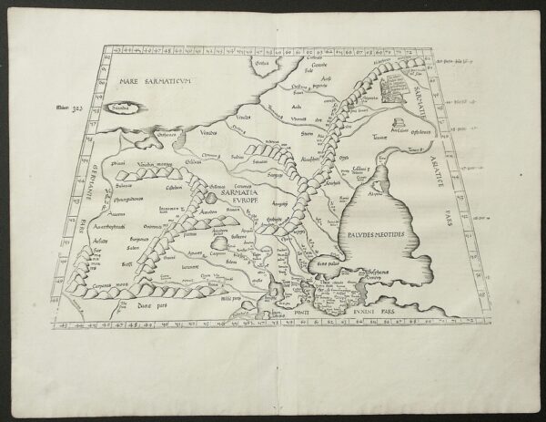 Ptolemy - Waldseemüller: Sarmatia Europe