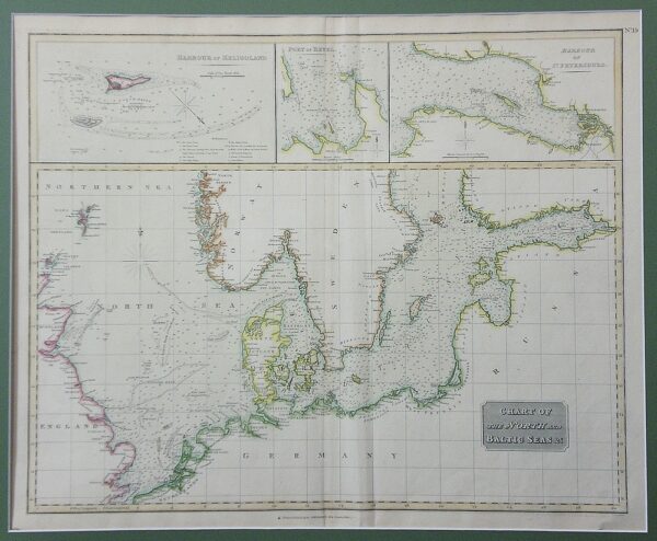 THOMPSON Chart of the North and Baltic Seas (1812)