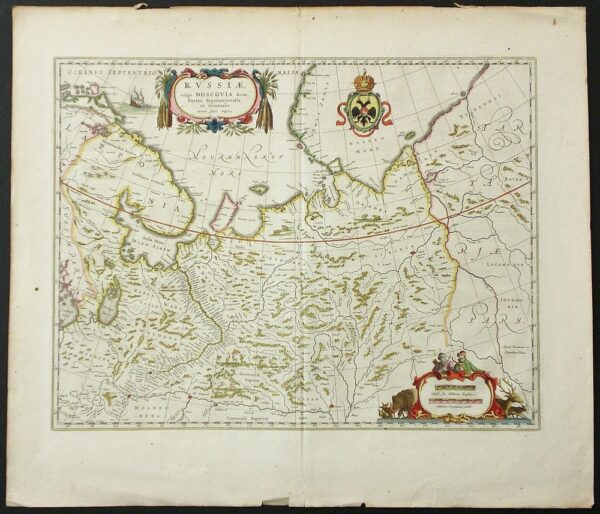 Massa, Isaac: Russiae, vulgo Moscovia dictae, Partes Septentrionalis et Orientalis