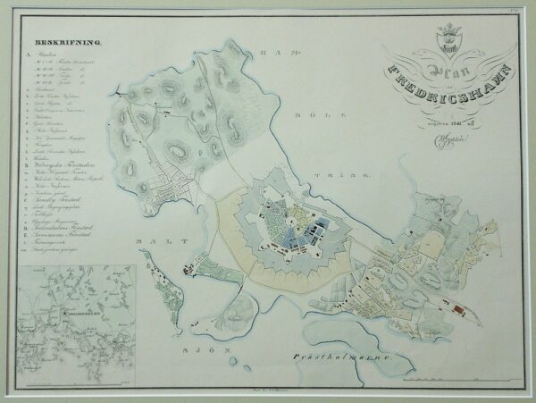 C. W. Gyldén Plan af Fredricshamn (1841)