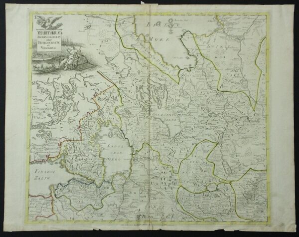 Grimmel; de L'Isle: Territorium Archangelopolin inter Petroburgum et Vologdam