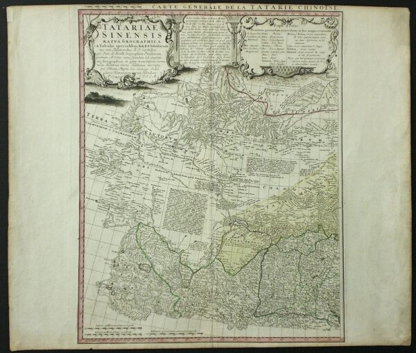 TOBIAS MAYER Tatariae Sinensis Mappa Geographica (1749)