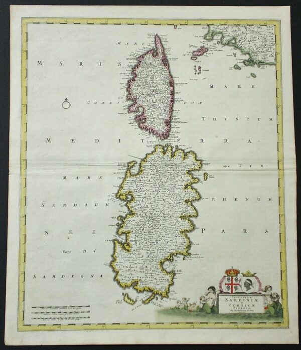 de Wit, Frederick: Insularum Sardiniae et Corsicae