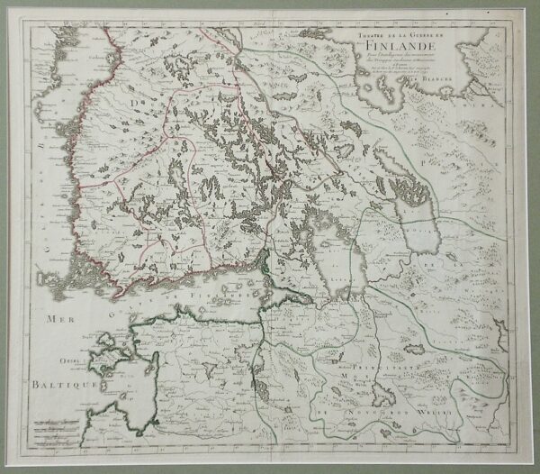 LE ROUGE Theatre de la Guerre en Finlande (1742)