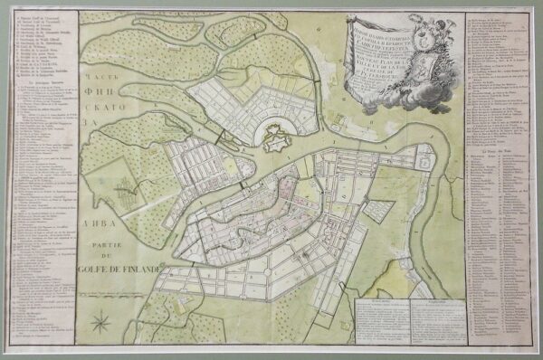 Roth, C. M.: Nouveau Plan de la Ville et de la Forteresse de St. Petersbourg