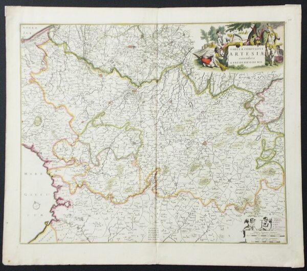 De Wit, Frederick: Tabula Comitatus Artesiae