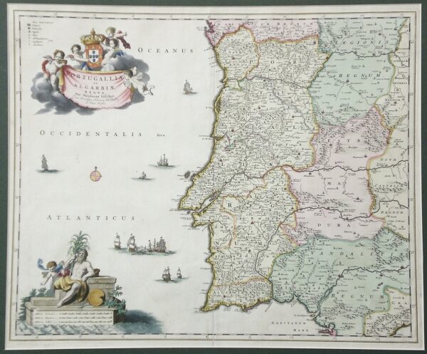 Visscher, Nicolaum: Portugalliae et Algarbiae