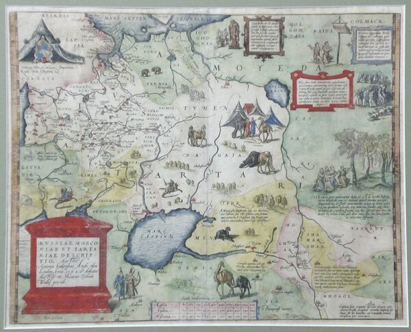 Ortelius, A.: Russiae, Moscoviae et Tartariae descriptio
