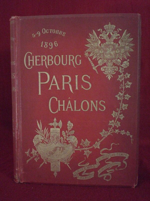 Boissier, G.: Cherbourg Paris Chalons. 5-9 October 1896. - Venäjän historia ja maantiede