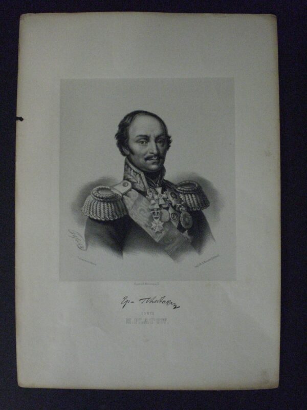 Lith. A. Munster: Comte M. Platow