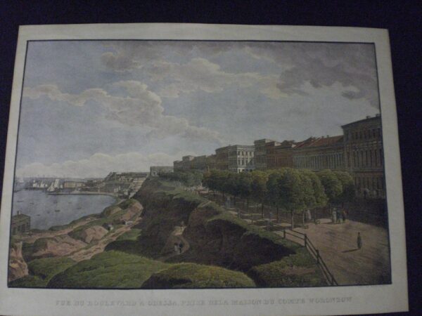 Vue du Boulevard à Odessa, prise de la maison du comte Woronzow