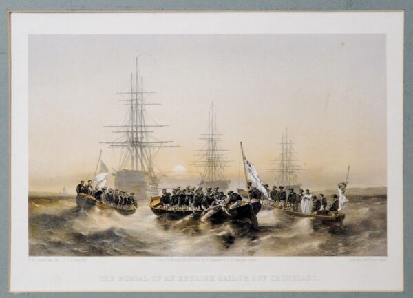 Carmichael, J.W.: The burial of an English sailor off Cronstadt