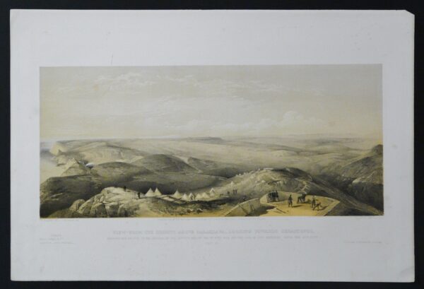 Simson, W. - Needham, J.: View from the heights above Balaklava, looking towards Sebastopol