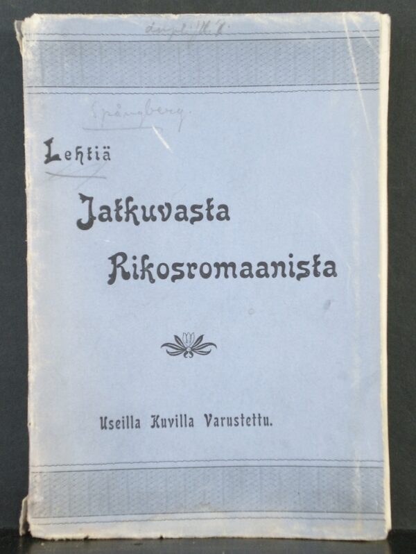 Valfrid Spångberg Valtiokaappaus Suomessa vuonna 1899
