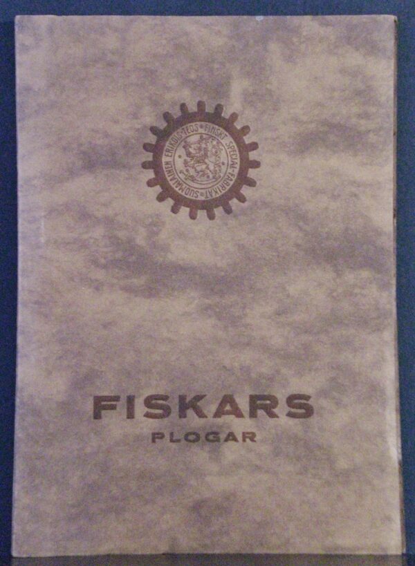 Katalog över Fiskars plogar 1934