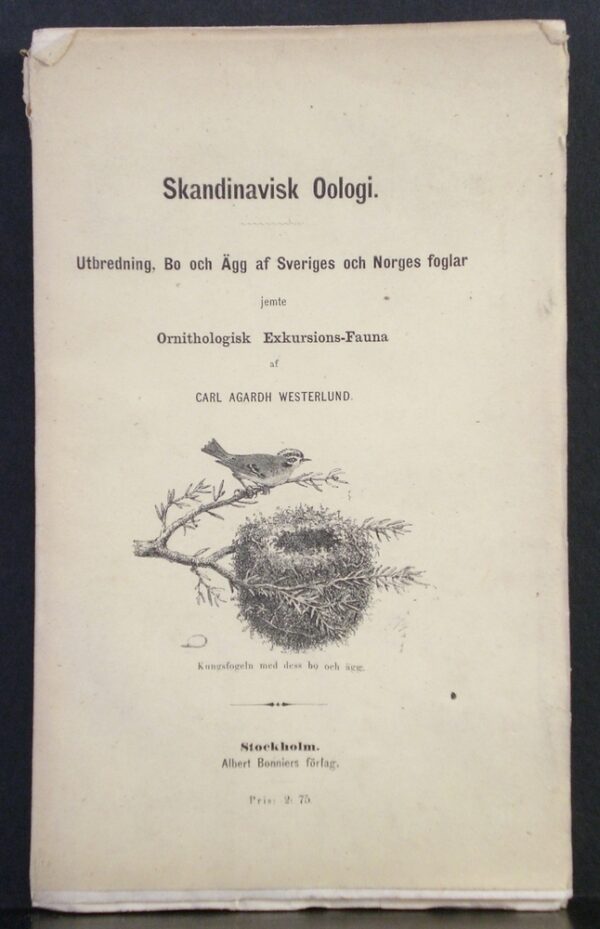 CARL AGARDH WESTERLUND Skandinavisk Oologi (1867)