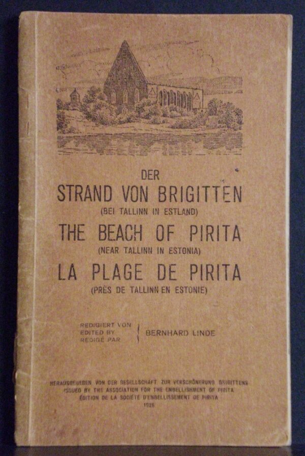 Description of the summer resorts Pirita, Kose-Kallaste and Merivälja (1928)