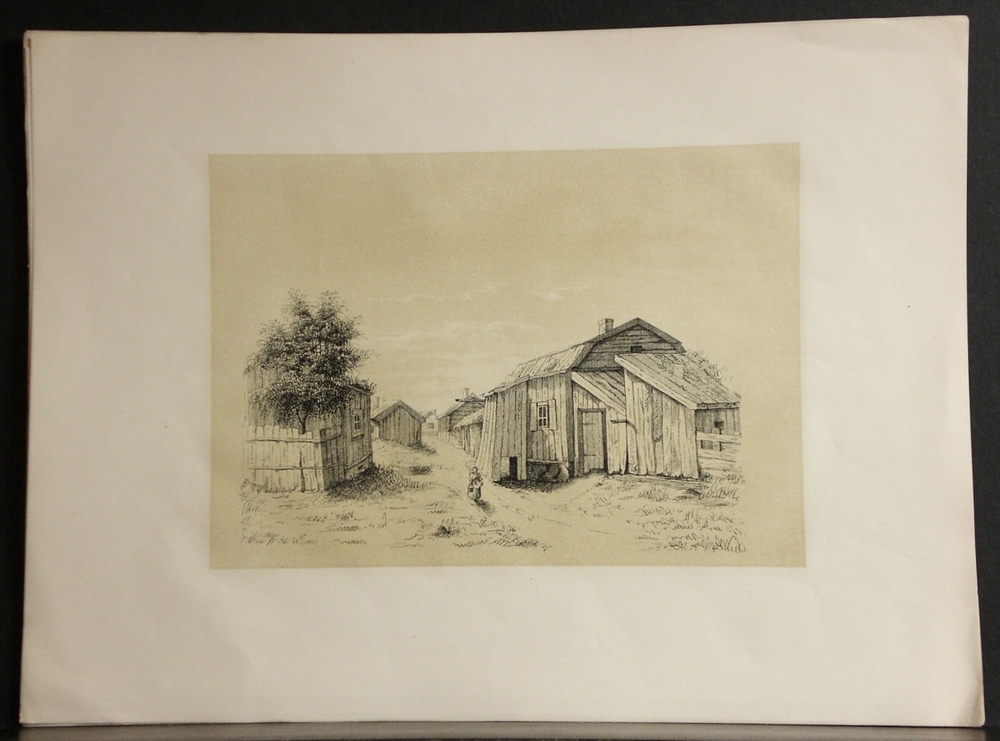 (Åkerblom, Rud. Wald.): Minnen från Skatudden eller det Helsingfors som går. Pennteckningar af Rud. Wald. Åkerblom