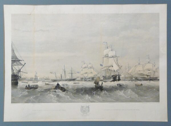 Brierly, O.W.: The Fleet Provisioning at Sea. Approvisionnement de la Flotte en Mer