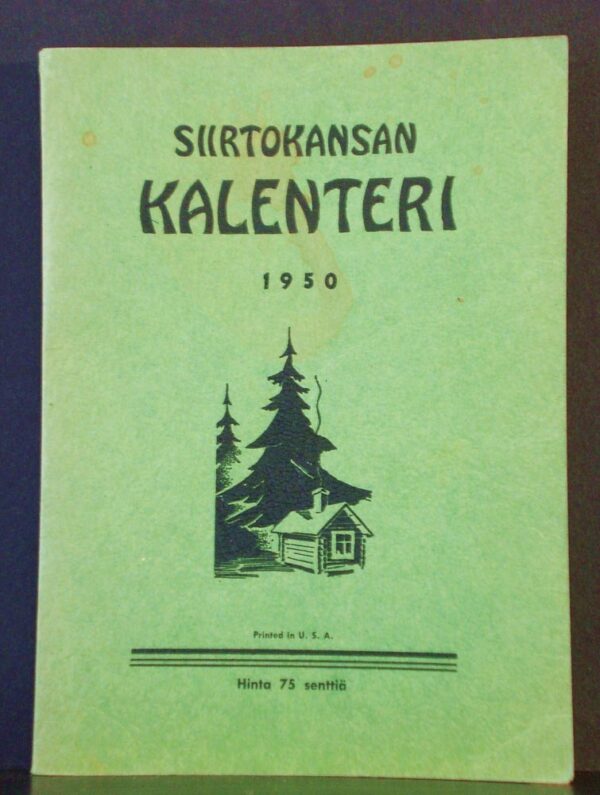 Siirtokansan kalenteri 1950