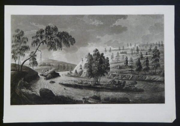 A. F. SKJÖLDEBRAND Riviere de Palojocki en Laponie (1802)