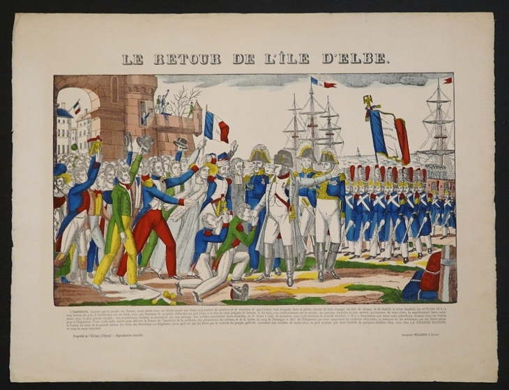 Le retour de l'Ile d'Elbe - historiallisia