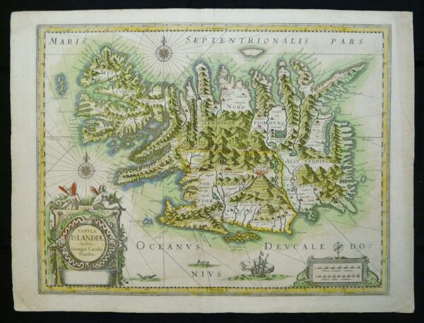 Blaeu, W.J.: Tabula Islandiae Auctore Giorgio Carolo Flandro