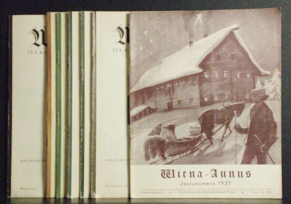 Wiena - Aunus. Itä-Karjalan äänenkannattaja. N:o 1-12, 1937