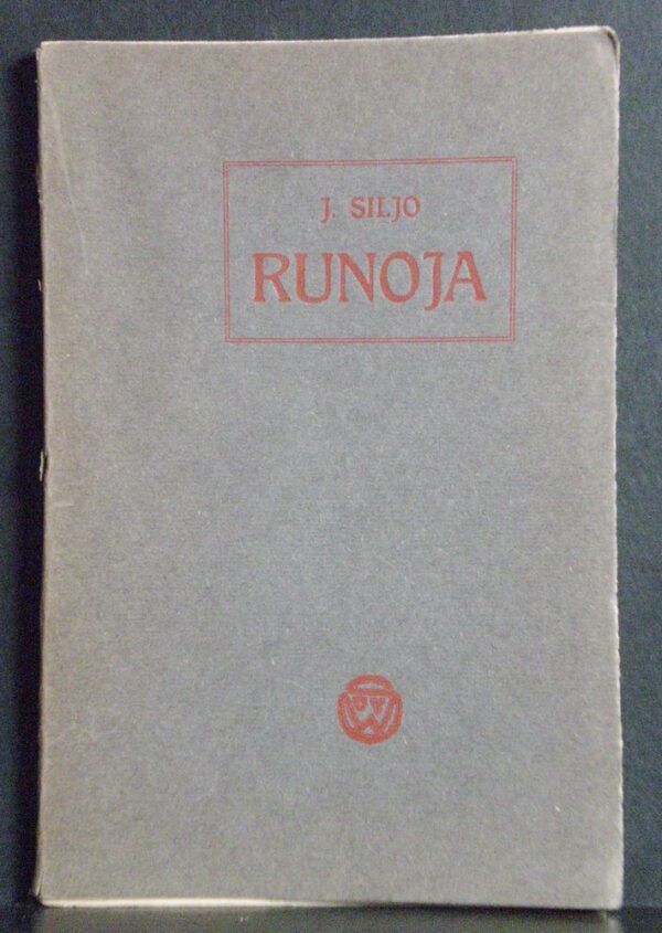 Juhani Siljo Runoja (1910)