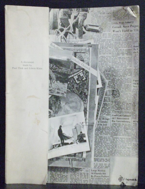 Thek, Paul - Klein, Edwin: A document made by Paul Thek and Edwin Klein