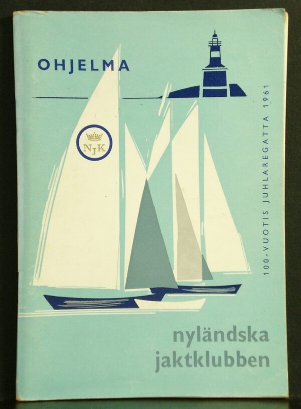 Nyländska Jaktklubben. Startprogram. Jubileumsregattan 1961