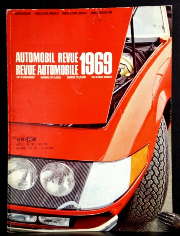 Automobile Revue. Revue Automobile 1969