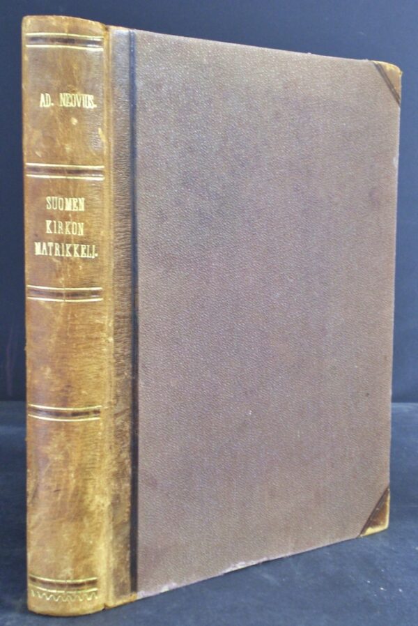 Ad. Neovius Suomen evankelis-lutherilaisen kirkon matrikkeli (1898)