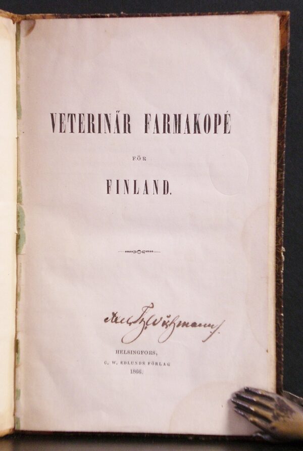 Veterinär farmakopé för Finland (1866)